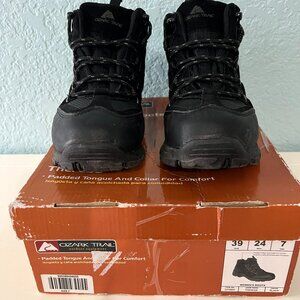 Women's Ozark Trail Black Hiking Boots Size 7